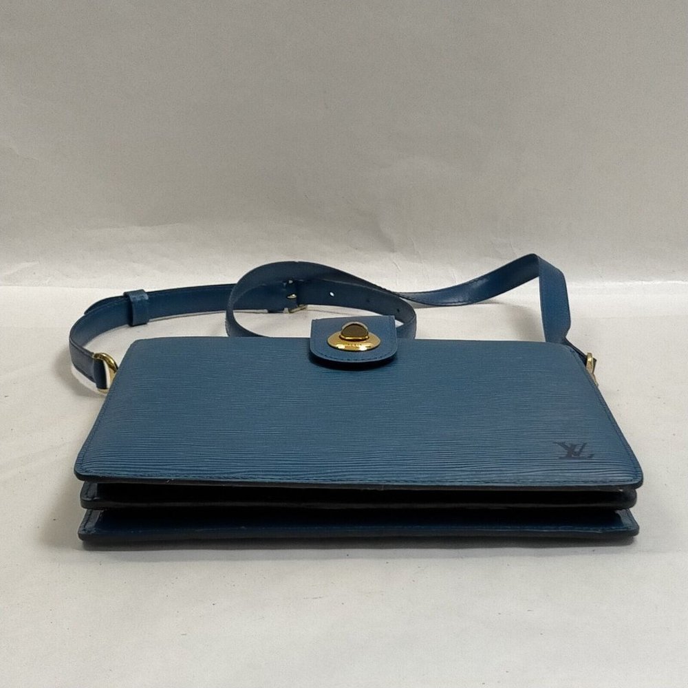 Louis Vuitton Captin Shoulder bag in Blue Epi Leather - Picture 5 of 9
